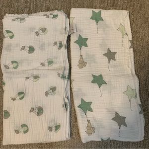 Aden + anais baby muslin swaddle blankets. Bundle of Excellent condition. N…